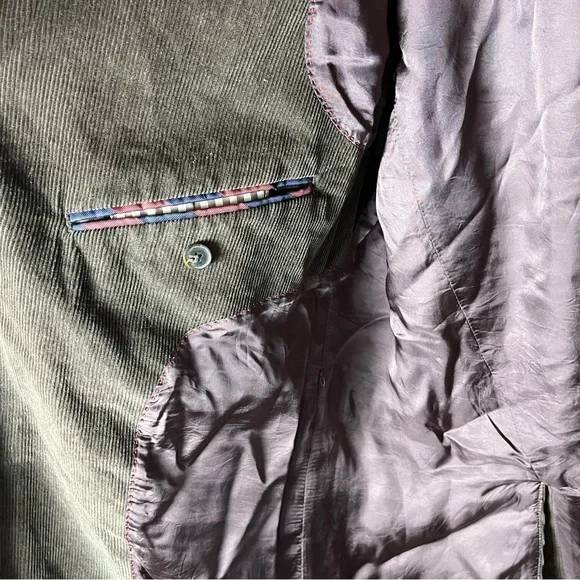 Daniel Cremieux Brown Corduroy Sport coat blazer Large - Picture 11 of 11